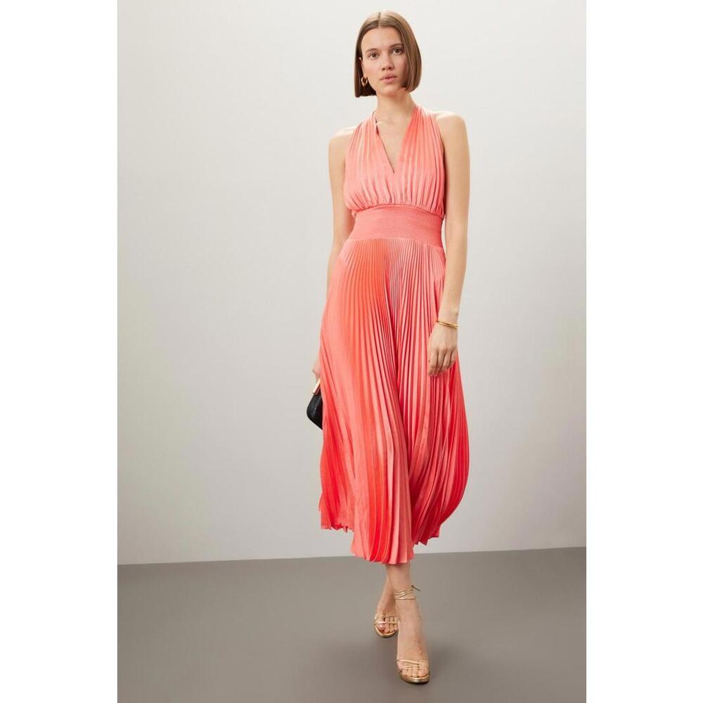 A.L.C. Orange Rose Dress Size 6